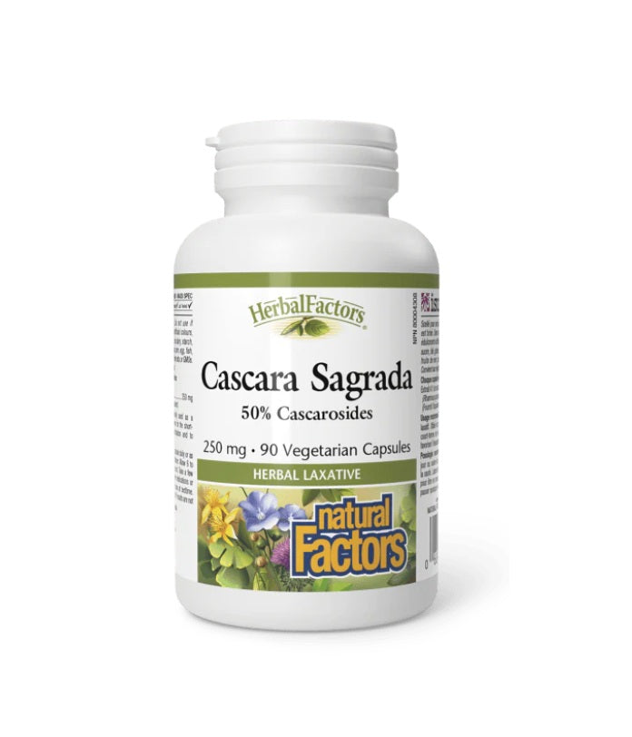 Natural Factors Cascara Sagrada 250 mg 90 capsules