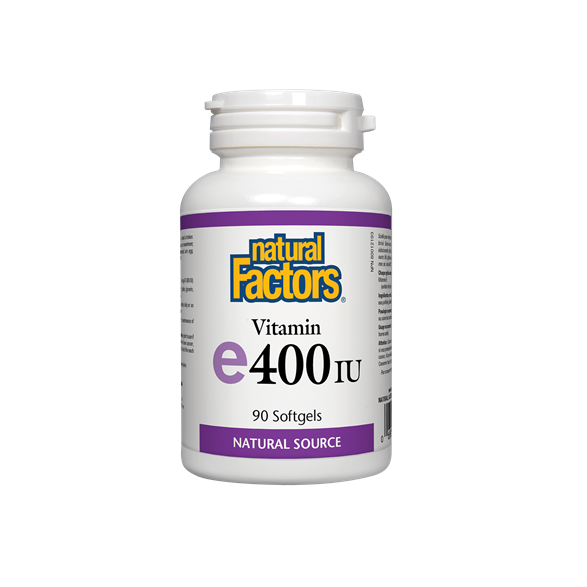 Natural Factors Vitamin E 400 IU 90 Softgels