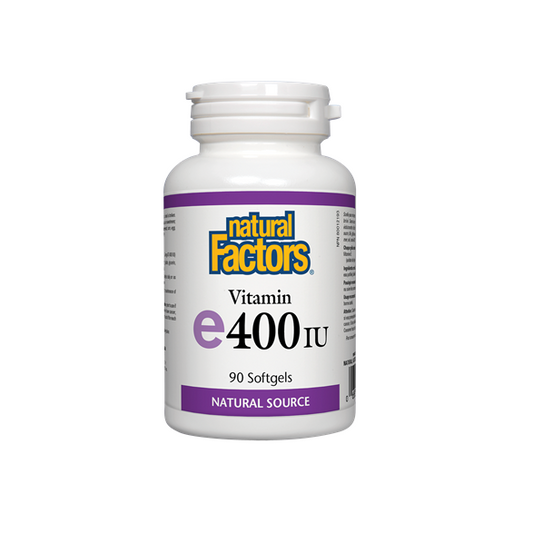 Natural Factors Vitamin E 400 IU 90 Softgels
