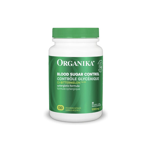 Organika Blood Sugar Control 500mg 120 Capsules
