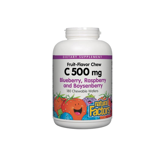 Natural Factors Vitamin C-Chewable 500mg