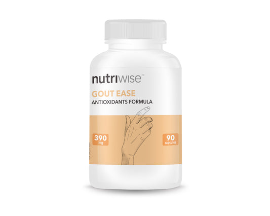 Nutriwise Gout Ease (Uric Acid Support) 90 Capsules