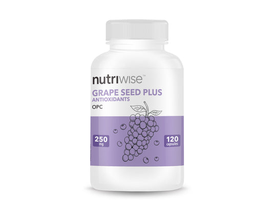 Nutriwise Grape Seed Plus 200mg 120 Capsules