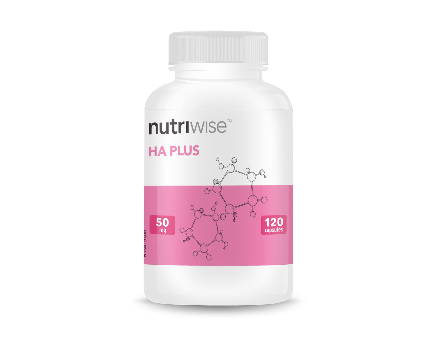 Nutriwise HA Plus hyaluronic acid collagen 120 Capsules