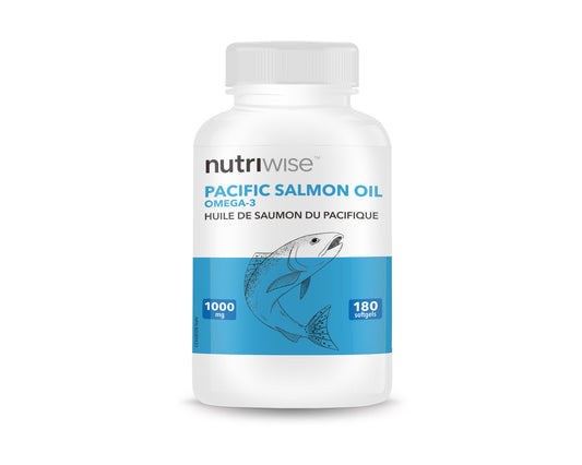 Nutriwise Wild Pacific Salmon Oil 1000mg 180 Softgels