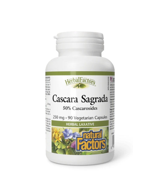 Natural Factors  Cascara Sagrada 250 mg 90 capsules