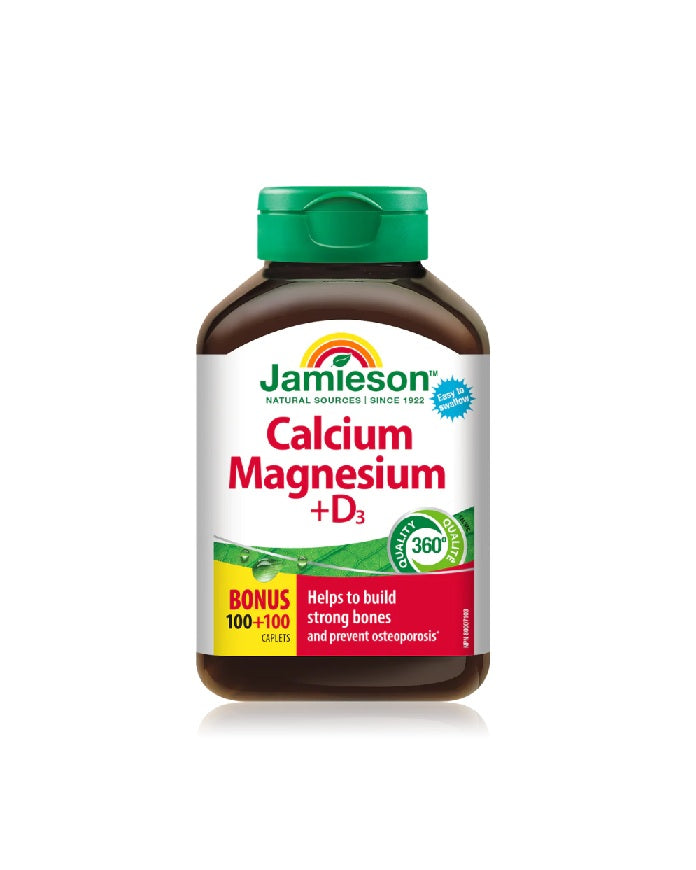 Jamieson Calcium Magnesium & Vitamin D3 200 Tablets