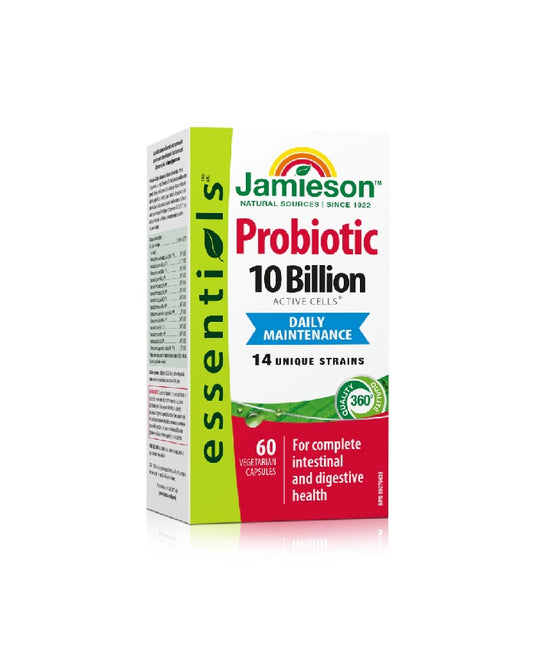 Jamieson Probiotic | Daily Maintenance | 10 Billion 60 Capsules