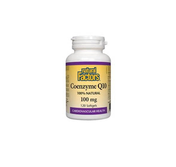Natural Factors Coenzyme Q10 120 Vegetarian Capsules