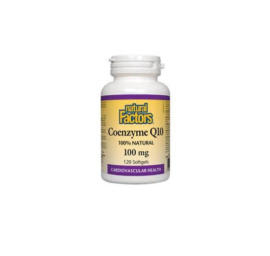Natural Factors Coenzyme Q10 120 Vegetarian Capsules